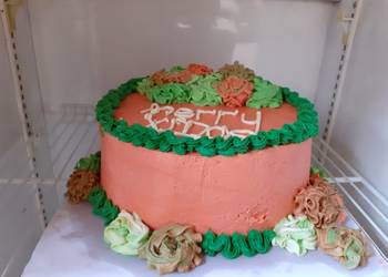 Easy Recipe Lemon butter cream Christmas cake Restaurant Style