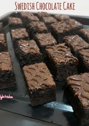 Foto resep SWEDISH CHOCOLATE CAKE atau KLADAKKA