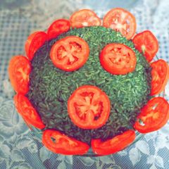 A picture of Palak pulav.