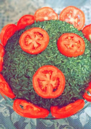 A picture of Palak pulav.