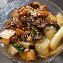 รูปของ Tumis sawi kimchi ayam jamur - kekorea-an part 1 😁