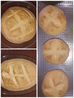 Zsemle-kenyér "gyorsan-egyszerűen" recept fotója