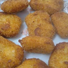 A picture of Chicken nuggets.