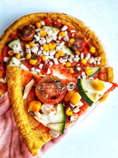 Una foto de 🌱Base de pizza de coliflor sin gluten🌱