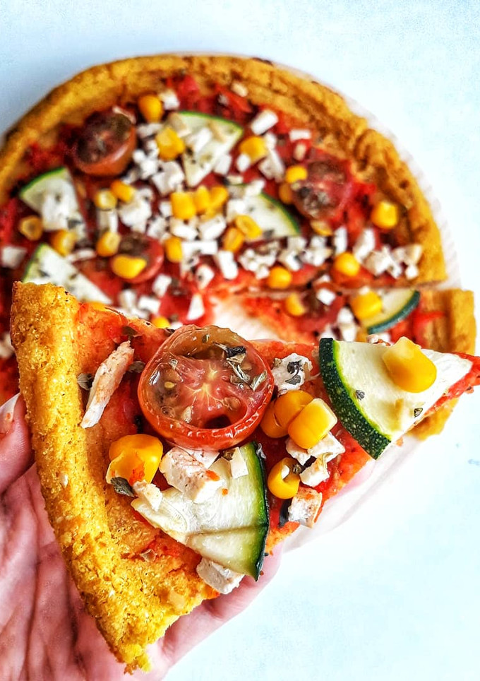 Una foto de 🌱Base de pizza de coliflor sin gluten🌱