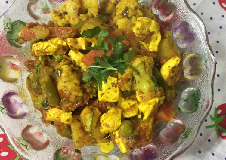 Simple Way to Make Speedy Mix veg with peas