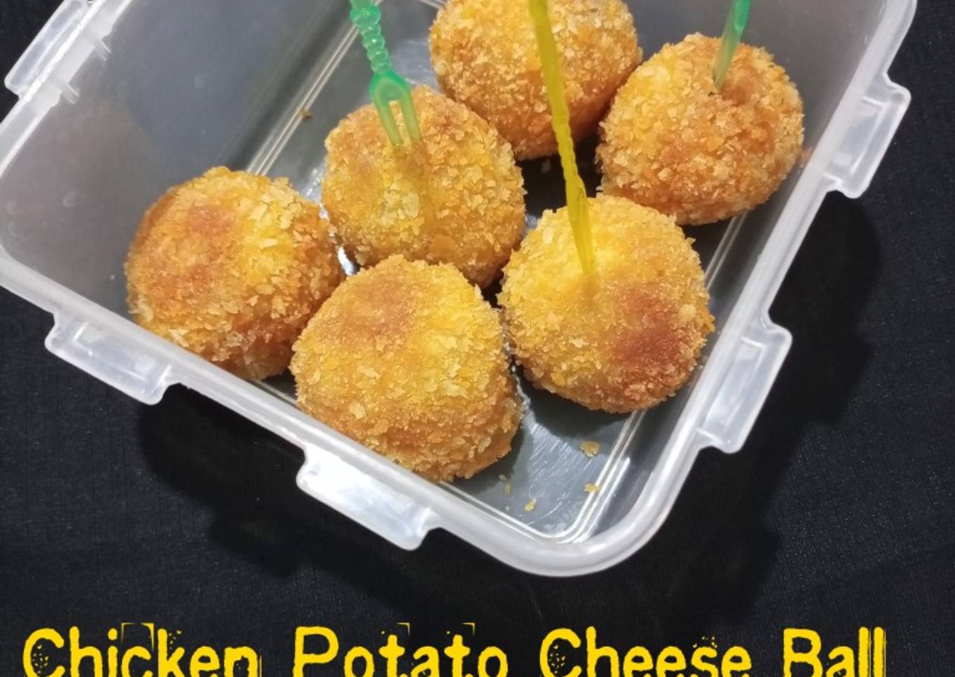 Chicken Potato Cheese Ball (Bola ayam kentang keju)