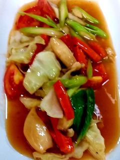 รูปของ ผัดผักรวมน้ำมันหอย