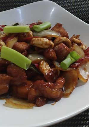 Foto resep Ayam Kung Pao Homemade Rasa Resto