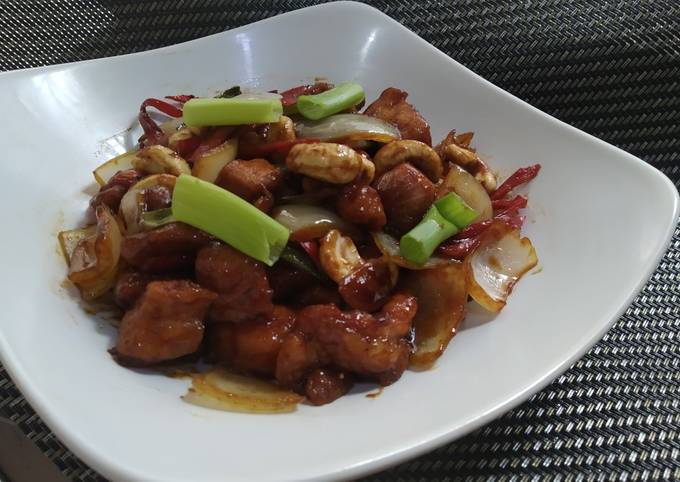 Ayam Kung Pao Homemade Rasa Resto foto resep utama