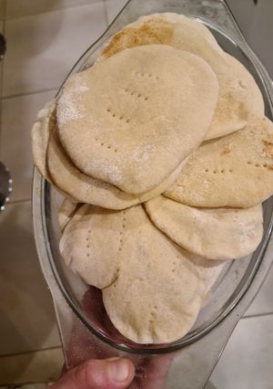 Una foto de Pan Árabe (Pan de Pita)