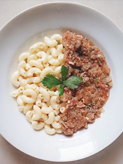 Foto resep Macaroni Saus Bolognese MPASI 1Y+