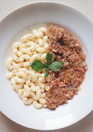 Foto resep Macaroni Saus Bolognese MPASI 1Y+