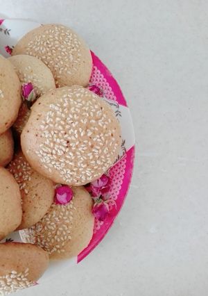 عکسی از دستور شیرینی کعک (کنجدی)