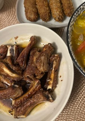 Hình của món Sườn xào chua ngọt.