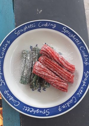 Foto resep Churros Warna