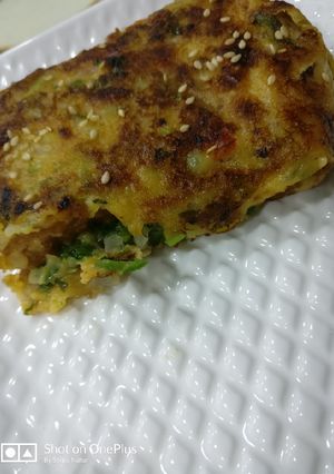 A picture of Bread omelette (veg).