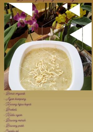 Foto resep Mpasi 7+ (Bubur yampung tabur keju)