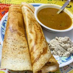 A picture of Masala dosa.