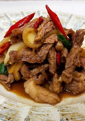 雙蔥香爆無骨牛 的食譜成品照片