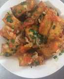 Đậu phụ nhồi thịt sốt cà chua