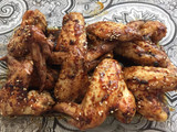 Alitas de pollo al horno estilo oriental