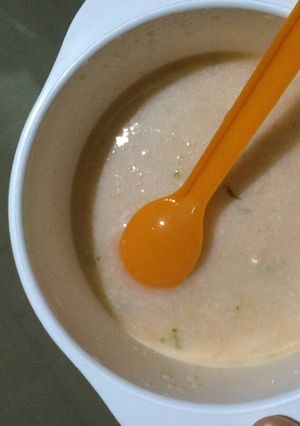 Foto resep Mpasi-Bubur SalSa(Salmon Sawi)