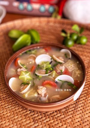 Hình của món Canh Nghêu Khế Chua.