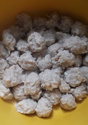 Foto resep Bakso ayam manual 🍛