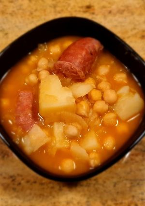 Una foto de Potaje de Garbanzos Monsieur Cuisine Connect