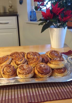 صورة لوصفة (Kanelbullar) السينابون رول