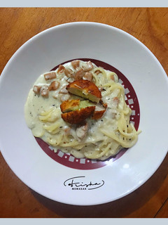 Foto resep 🍝 Creamy Spaghetti Carbonara by #Fmemasak 🍝