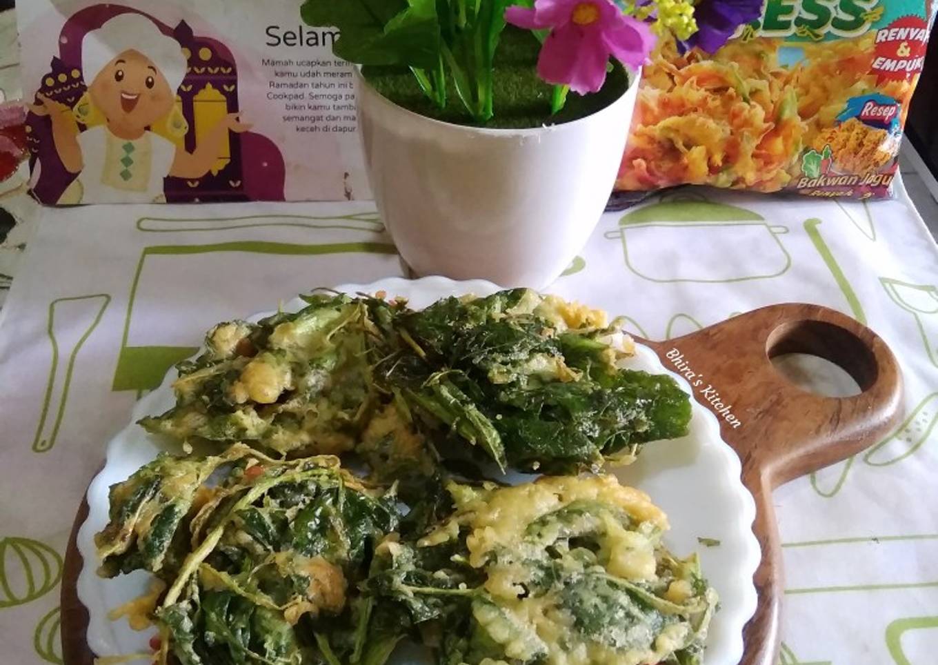 Resep Bakwan Bayam Kobe Anti Gagal