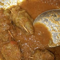 A picture of Stuffed cabbage.