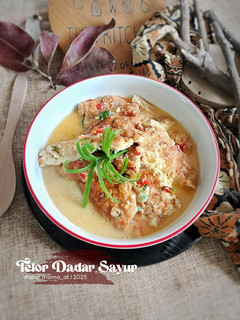 Foto resep Telor Dadar Sayur