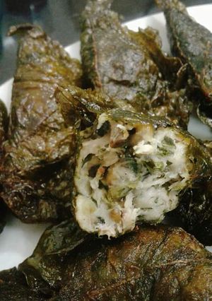 Hình của món Chả ốc lá lốt.
