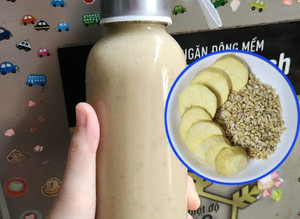 Hình của món Sữa khoai lang + hạt điều🥔🥔🥔🥤🥤.