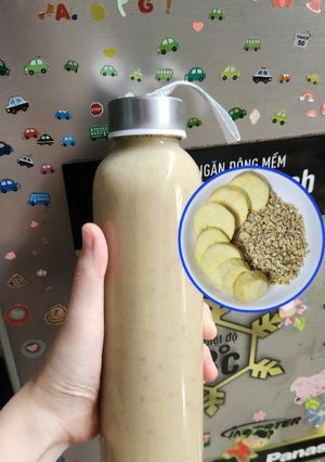 Hình của món Sữa khoai lang + hạt điều🥔🥔🥔🥤🥤.