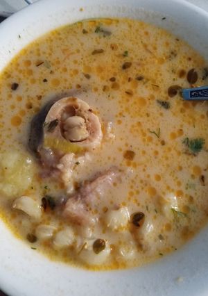 Una foto de Caldo de pata