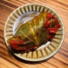 A picture of Beef and Rice Stuffed Cabbage Rolls.