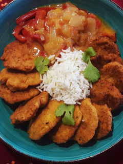 Una foto de Curry de bolitas de lentejas o Dal Kofta
