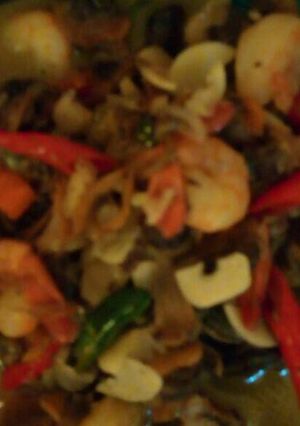 Foto resep Kerang dara udang saus tiram warna warni👌