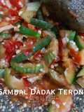Sambal Dadak Terong