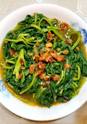 清燙空心菜 的食譜成品照片
