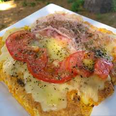 A picture of Pizza rápida de zanahoria.