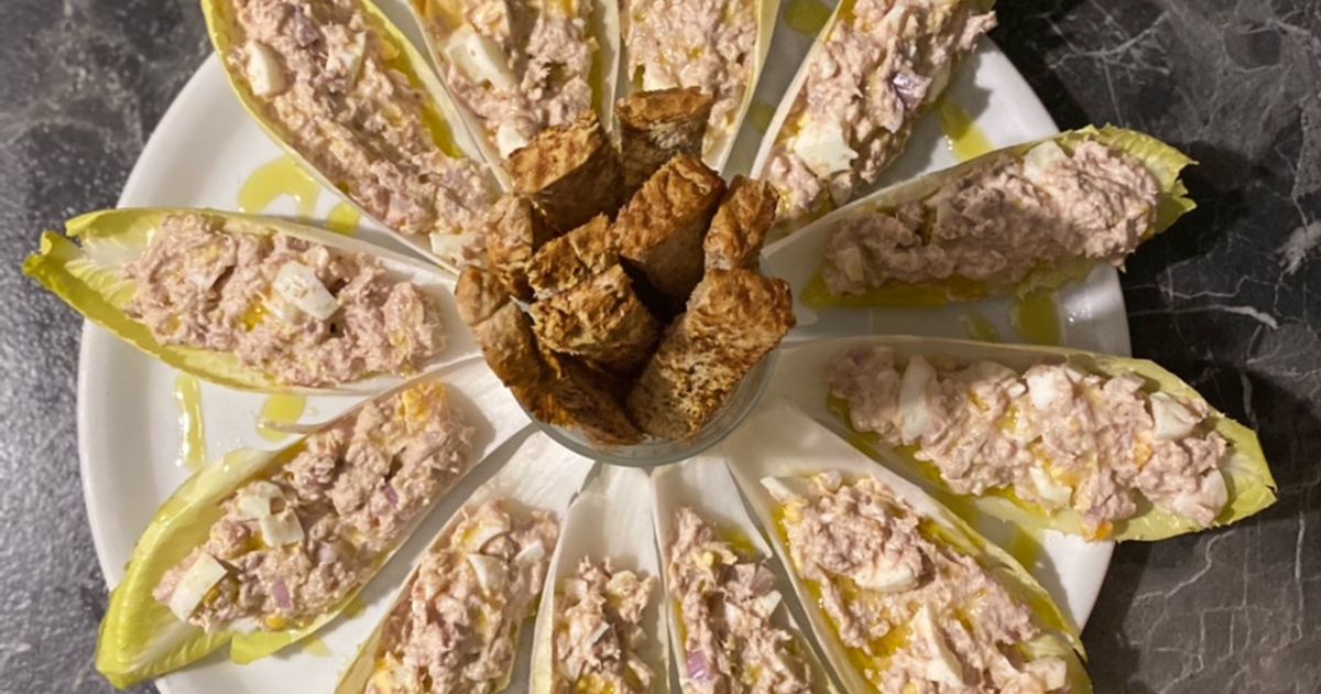68• 🥬 Feuilles d’endive au thon et yaourt grecque 🧄-image