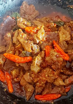 Foto resep Oseng mercon sapi