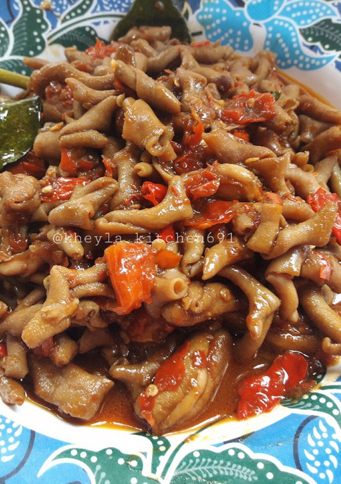Foto resep Usus Setan / Usus masak pedes