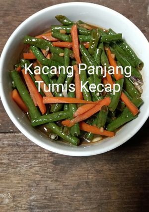 Foto resep Kacang Panjang Tumis Kecap