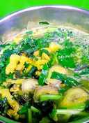 Ốc bươu nấu chuối đậu